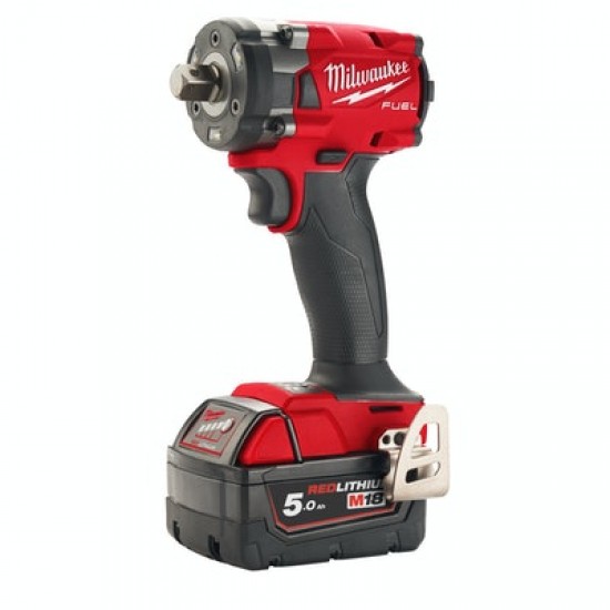 Cheie impact M18 compacta M18 FIW2F12-502X, cu inel de fixare, cuplu max 339 Nm, kit acumulatori