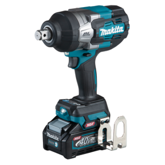 Cheie de strans cu impact TW001GM201 Makita, cuplu maxim 1630 Nm, 40V, valiza de transport, kit acumulatori