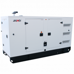 Generator insonorizat trifazat SENCI SCDE 125i-YCS-ATS, Putere max. 125kVA, 400V, AVR, motor Diesel