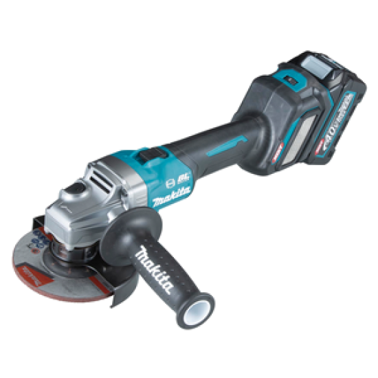 Polizor unghiular GA023G Makita, 125 mm, 40 V, turatie variabila, kit acumulatori 4 Ah Polizor unghiular GA023G Makita, 125 mm, 40 V, turatie variabila, kit acumulatori 4 Ah