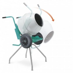 Betoniera IMER Rollbeta 130, cuva metalica 134 litri, 230V, 0.3kW